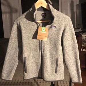 PATAGONIA kids better sweater stonewash jacket